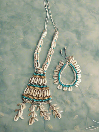 Ocean Spirit Shell Set (Necklace + Bracelet)