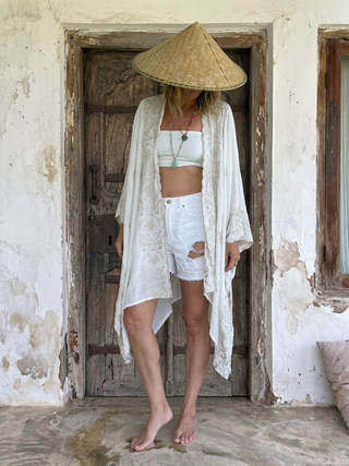 Handcrafted Embroidered Duster One of a Kind · Made in Malaysia | 08