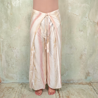 Adjustable Wrap-Front Wide-Leg Pants | 01
