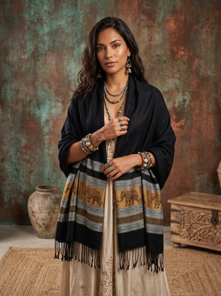 Cashmere Pashmina Scarf from Thailand | 03
