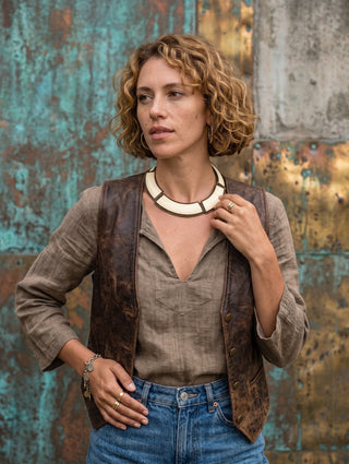 Vintage Choker Statement Necklace | 04
