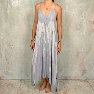 Hand-Dyed Flowy Maxi Dress | 01