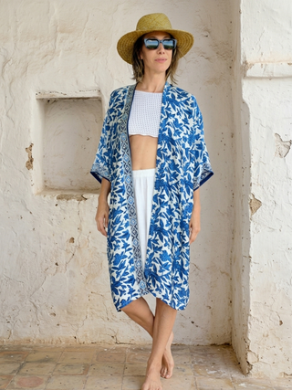 OOAK Silk Batik Kimono | 11