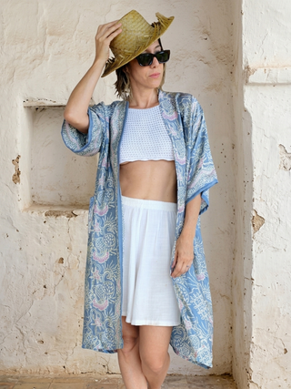 OOAK Silk Batik Kimono | 12