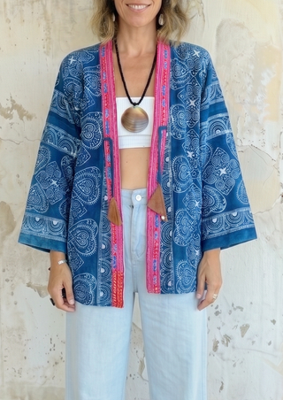 OOAK Handmade Indigo Batik Jackett | 12