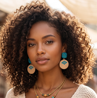 Handcrafted Rattan Earrings | 12