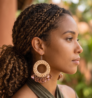 Handcrafted Rattan Earrings | 13