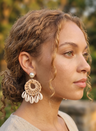 Handcrafted Rattan Earrings | 16