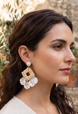 Handcrafted Rattan Earrings | 17