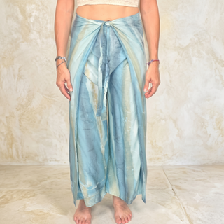 Adjustable Wrap-Front Wide-Leg Pants | 02