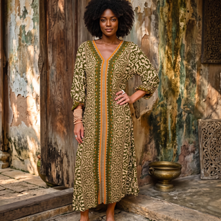 Bamboo Viscose Tie-Back Dress