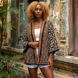 Bold Bamboo Viscose Throw-Over