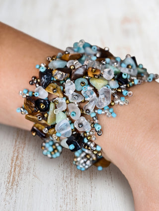 Handmade Bali Frilly Beaded Bracelet | 01