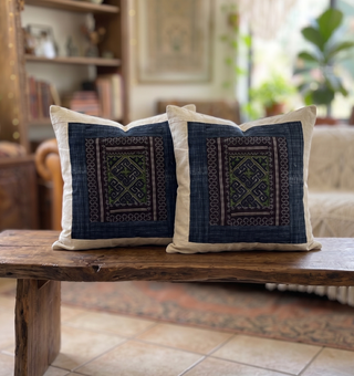One-of-a-Kind Vintage Hmong Pillow Cover | 04