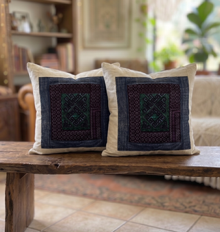 One-of-a-Kind Vintage Hmong Pillow Cover | 05
