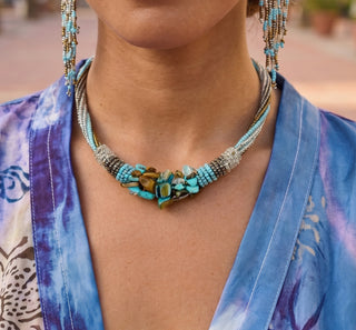 Handmade Bali Beaded Necklace | 11
