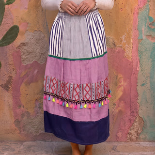 One-of-a-Kind Vietnamese Artisan Skirt | No. 03
