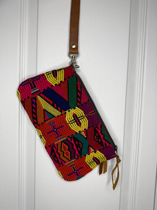 OOAK Flat Zip Wristlet Clutch 02