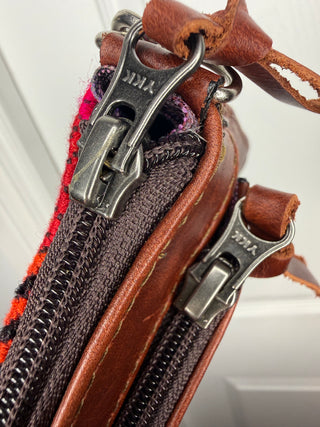 OOAK Flat Zip Wristlet Clutch 03