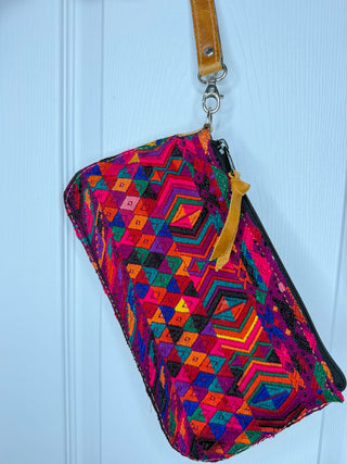 OOAK Flat Zip Wristlet Clutch 04