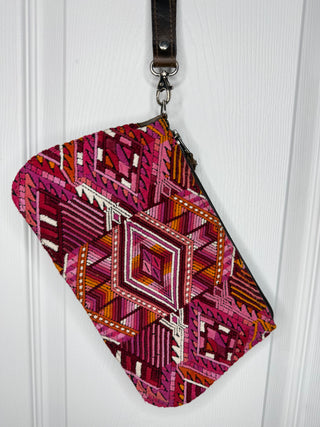 OOAK Flat Zip Wristlet Clutch 05