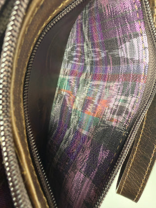 OOAK Flat Zip Wristlet Clutch 05