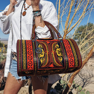 Matahari Strapped Mini Weekender Bag