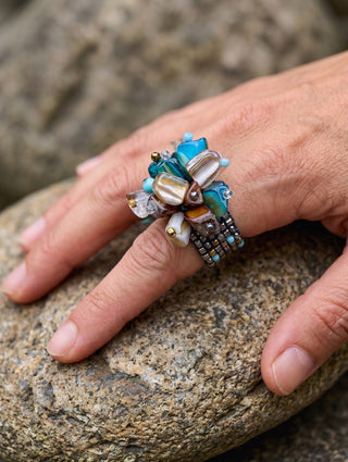 Handmade Bali Beaded Rings | 11