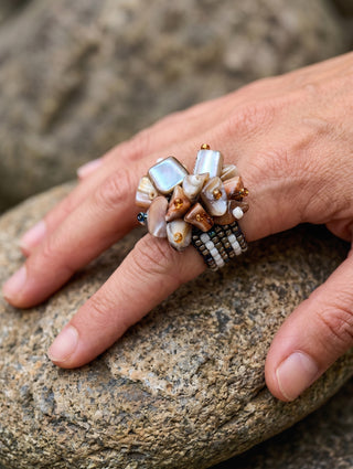 Handmade Bali Beaded Rings | 03