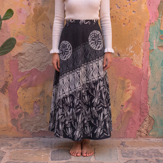 Batik Skirt | Purple