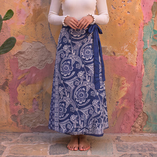 Batik Skirt | Blue