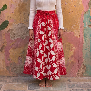 Batik Skirt | Red