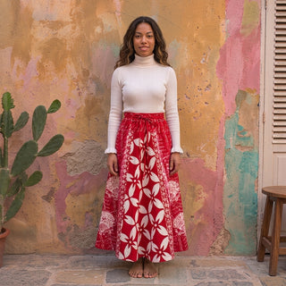 Batik Skirt | Red
