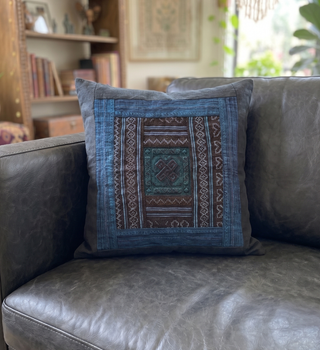One-of-a-Kind Vintage Hmong Pillow Cover | 02