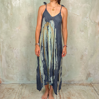 Hand-Dyed Flowy Maxi Dress | 03