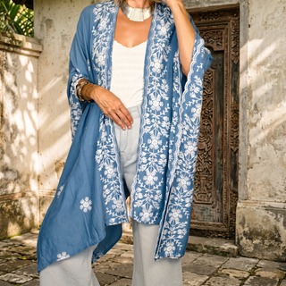 Handcrafted Embroidered Duster One of a Kind | 16