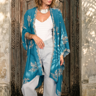 Handcrafted Embroidered Duster One of a Kind | 17