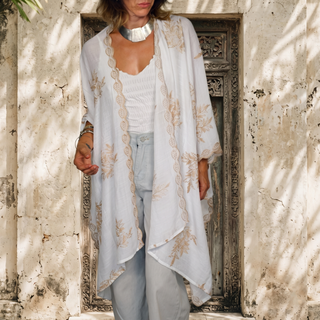 Handcrafted Embroidered Duster One of a Kind | 18