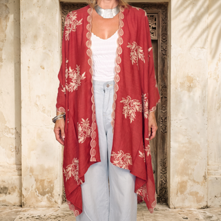 Handcrafted Embroidered Duster One of a Kind | 19