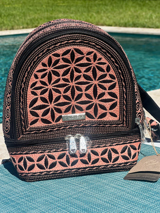 Pink Gusi Mini Round Backpack