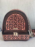 Pink Gusi Mini Round Backpack