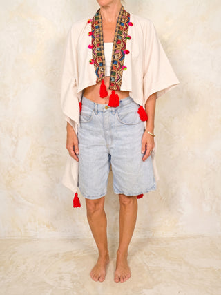 One-of-a-Kind Vietnamese Draped Kimono | No. 02