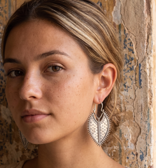 One-of-a-Kind Boho Silver-Tone Earrings | 03