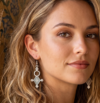 One-of-a-Kind Boho Silver-Tone Earrings | 04
