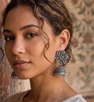 One-of-a-Kind Boho Silver-Tone Earrings | 05