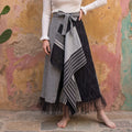 Skirt length: 34.6 in / 88 cm Tulle hem: an additional 3.9 in / 10 cm Approximate total length including tulle: 38.6 in / 98 cm Waist: 29.1–40.9 in / 74–104 cm