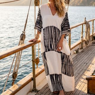 One-of-a-Kind Handmade Thai Cotton Maxi Dress