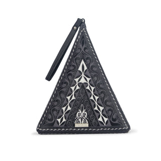 Malika Pyramid Clutch